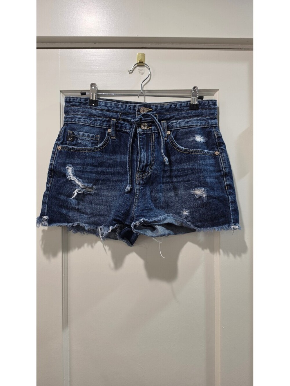 Kancan Distressed Denim Shorts Size M Medium